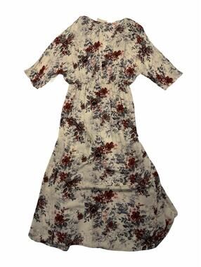 Hinge Nordstrom A-Line Maxi Dress Floral Beige Size M